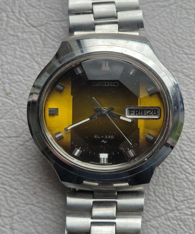 Seiko EL-330 yellow
